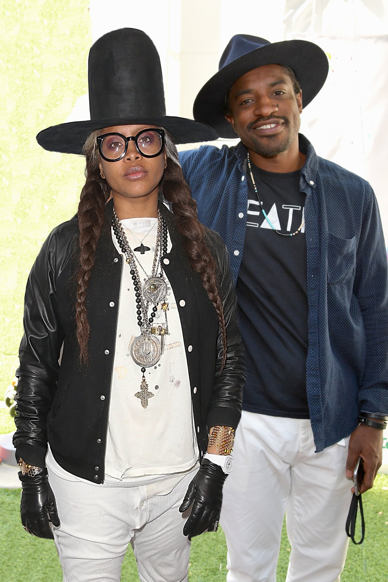 Erykah Badu, Andre 3000, And Son Seven Took An Epic Father's Day Selfie